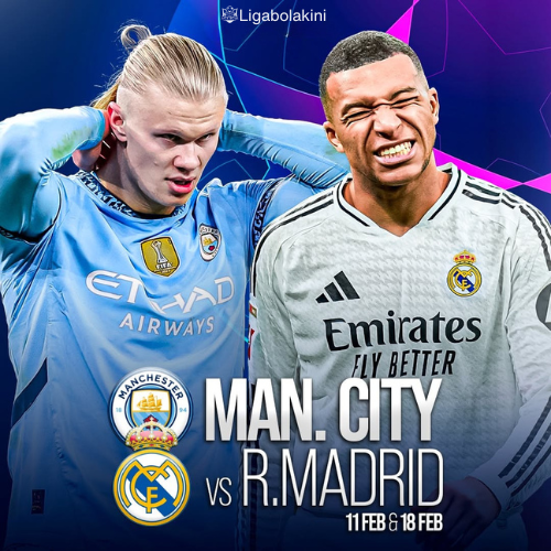 Jadwal Pertandingan Knockout Play-off Liga Champions: Manchester City Hadapi Real Madrid di Babak Menentukan