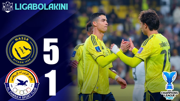 Al Nassr vs Al Zawraa: Cristiano Ronaldo Gasak 5-1 dan Selesaikan Fase Grup AFC Champions League Two